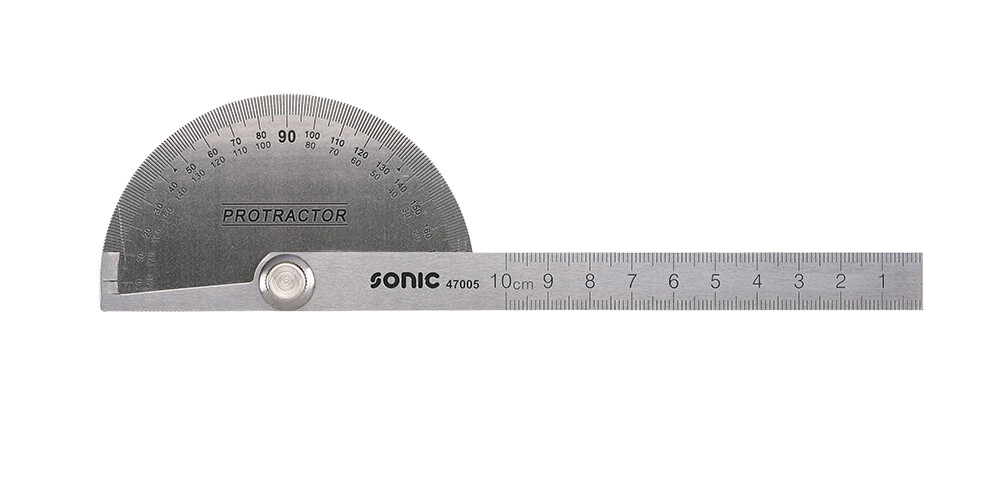 Stainless steel protractor (47005, SONIC)