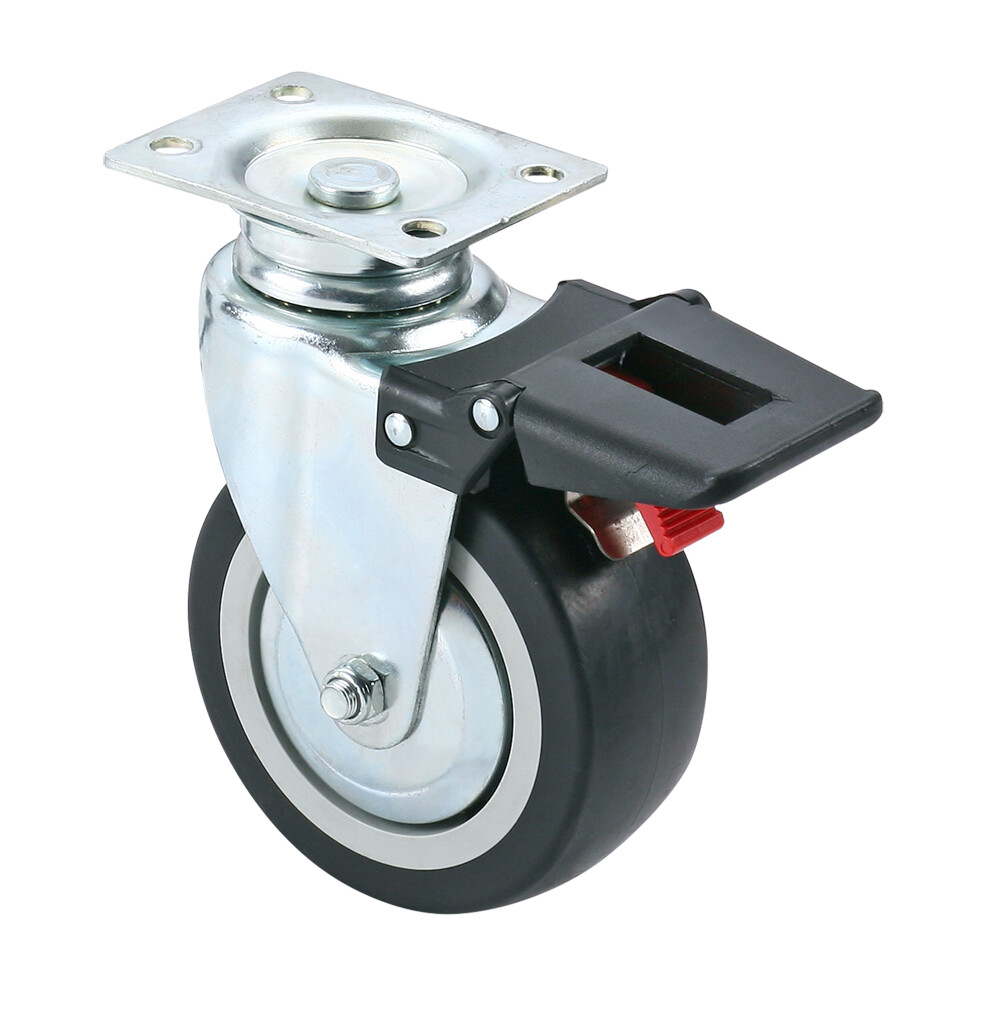 Swivel castor for tool trolley, Ø 125 mm (47209S, SONIC)
