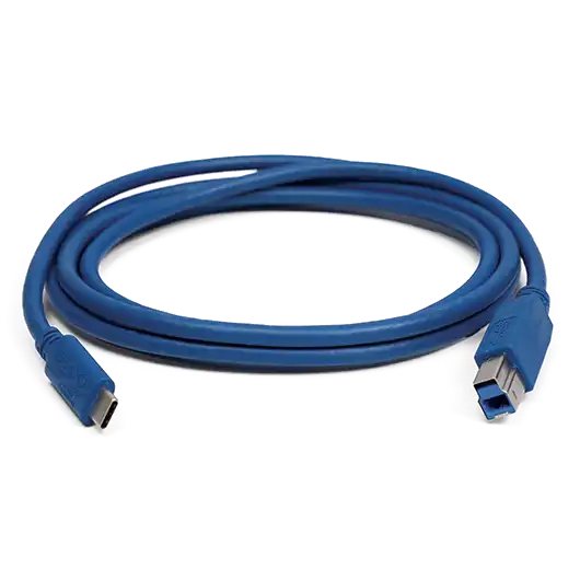 Cable USB type C to USB type B (3.1), 1.8 m, blue (TA577, PICO)