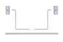 Paper roll holder, grey (47369, SONIC)
