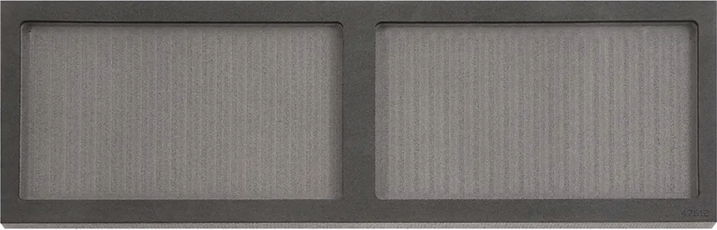 Tuščias dėklas įrankiams į vežimėlį 