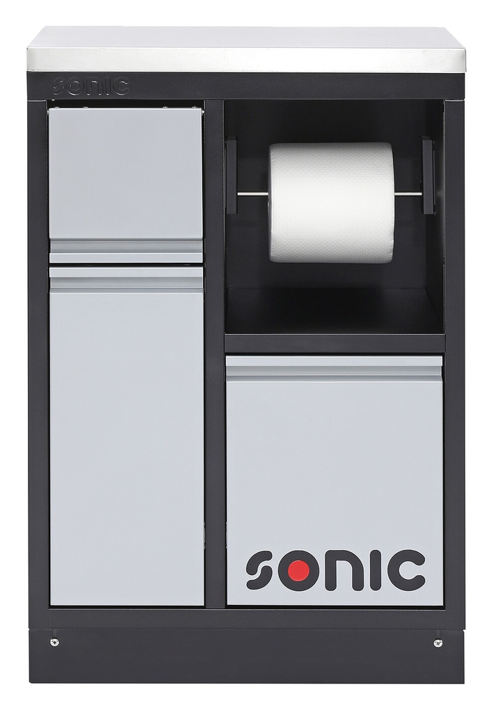 Spintelė su popieriaus laikikliu ir šiukšliadėže Sonic Equipment BV (47649, SONIC)