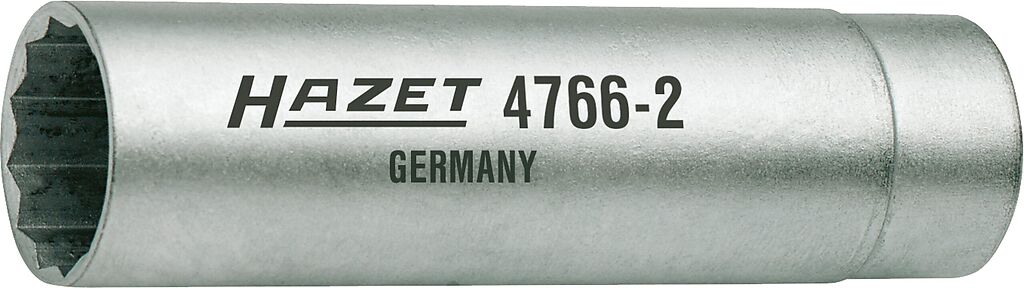 Galvutė 3/8 12-kampė žvakėms 14mm (4766-2, HAZET)