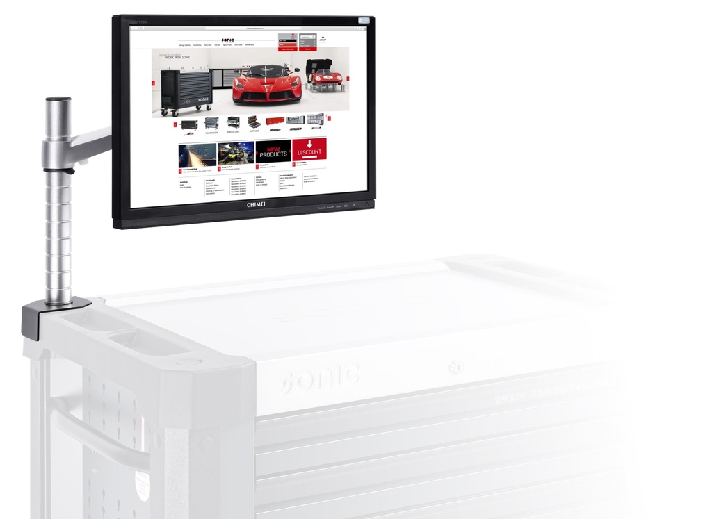 Kompiuterio ekrano laikiklis su pagrindu (47730, SONIC)