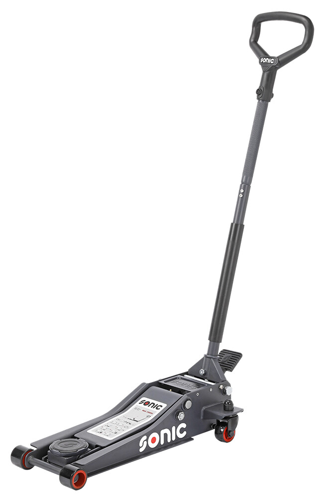 Extra-low steel trolley jack 3 t (48034, SONIC)