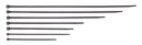 Kabelių sąvaržos 4,8x220 mm, 100 vnt. (4821514, SONIC)