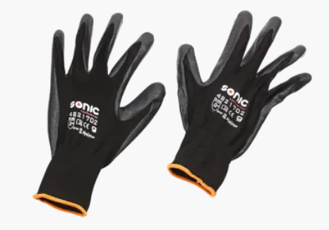 Pirštinės nitrilu dengtos nailono L Sonic, Sonic Equipment, 4821702