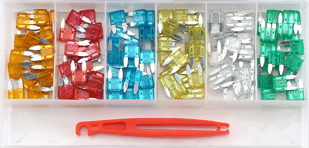 Automotive fuse assortment, 121 pcs (4822317, SONIC)