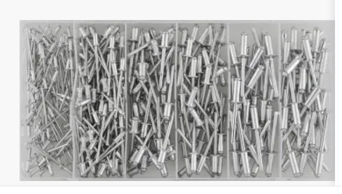 Aklųjų kniedžių rinkinys 400vnt [4822319] []