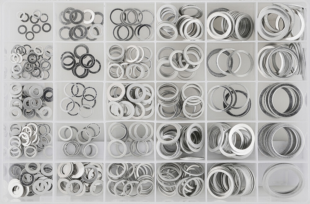 Aluminium gaskets set, 300 pcs (4822330, SONIC)