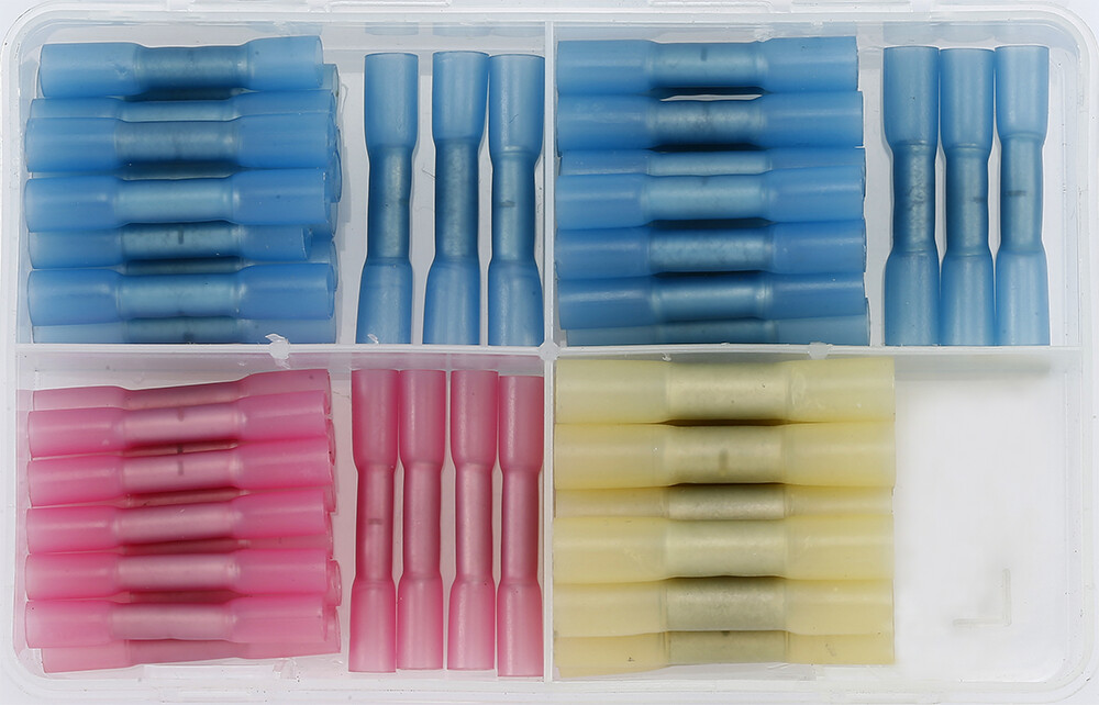 Butt connector assortment with shrink tube, 60 pcs (4822341, SONIC)