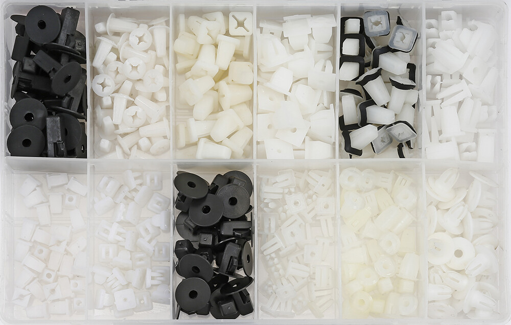 Trim clip assortment 360 pcs (4822347, SONIC)