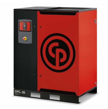 Oil-injected rotary screw compressor with dryer CPVSM50 D 10 400 50 MEAA (4152034091, CHICAGO PNEUMATIC)