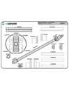 Tool set for removing compact wheel hub/ bearing unit, mechanical (GO031, GOVONI)