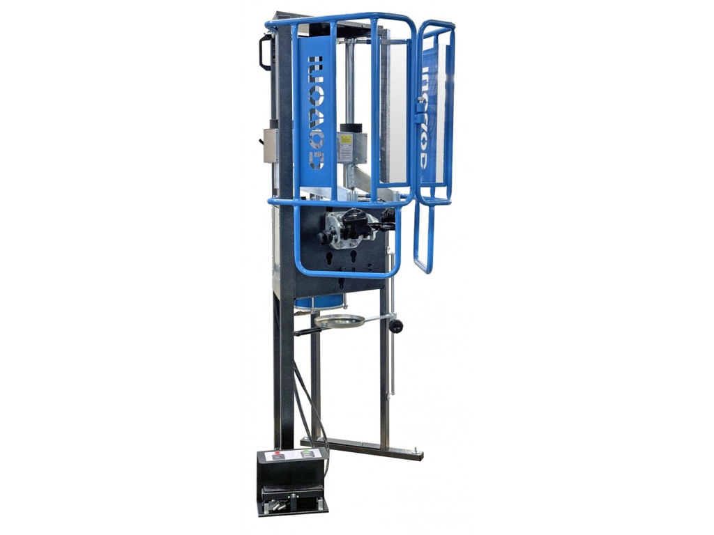 Pneumatic coil spring compressor workstation PRO with universal bracket, 3 t (GO330PRO, GOVONI)