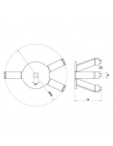 Fuel pump ring nut tool (GO619, GOVONI)