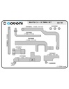Timing tool set suitable for mini, psa group - 1.4, 1.6 petrol engines (GO701, GOVONI)