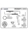 Timing tool set suitable for vw group - 1.2, 1.6, 2.0 diesel engines (GO714, GOVONI)