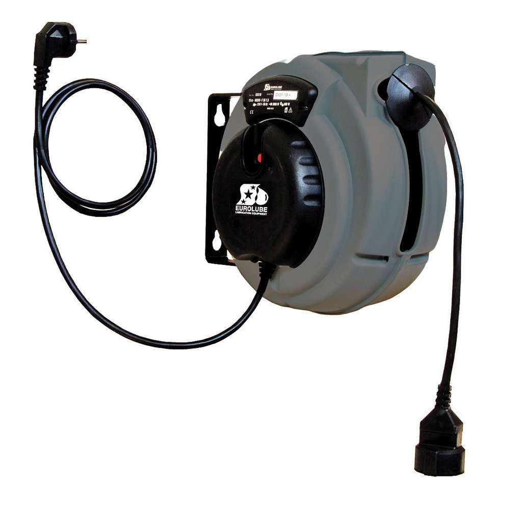 E15 kabelio ritė 230 V – 15 m (55010, EUROLUBE)