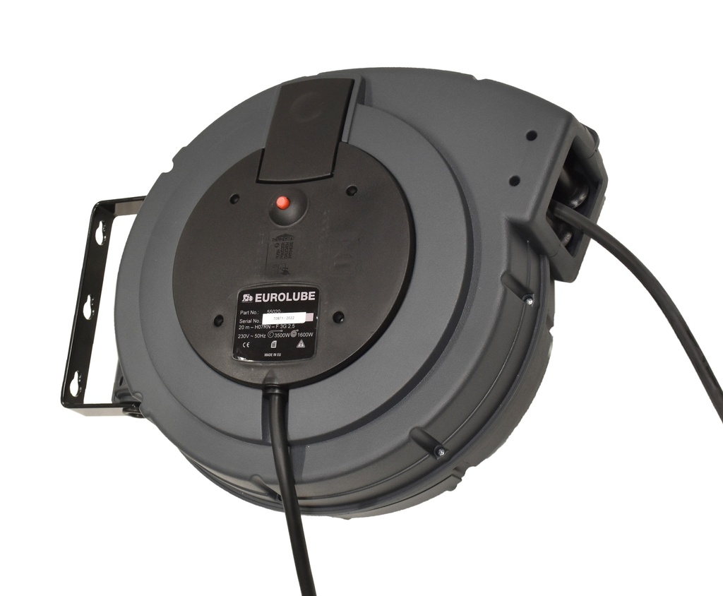 E20 cable reel 230 V – 20 m (55020, EUROLUBE)