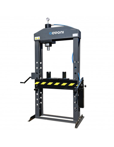 Hydraulic presses with double speed hand pump with mobile ram 50 t (GO1412, GOVONI)