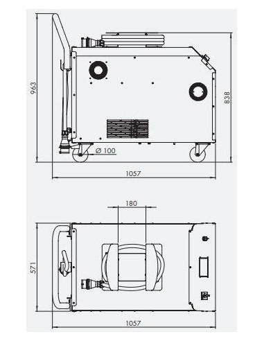 Indukcinis kaitintuvas FOCUS 18 kW su inverteriu (GO1470, GOVONI)