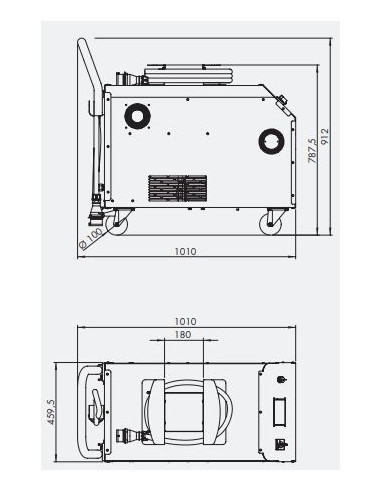 FOCUS 8 kW induction heater with inverter (GO1472, GOVONI)