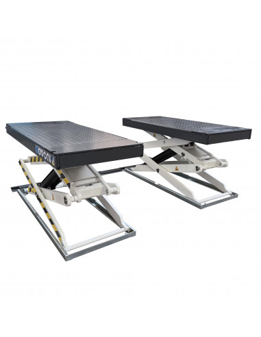 Extra-low-profile electro-hydraulic double scissor lift, 4 t (GO3021, GOVONI)