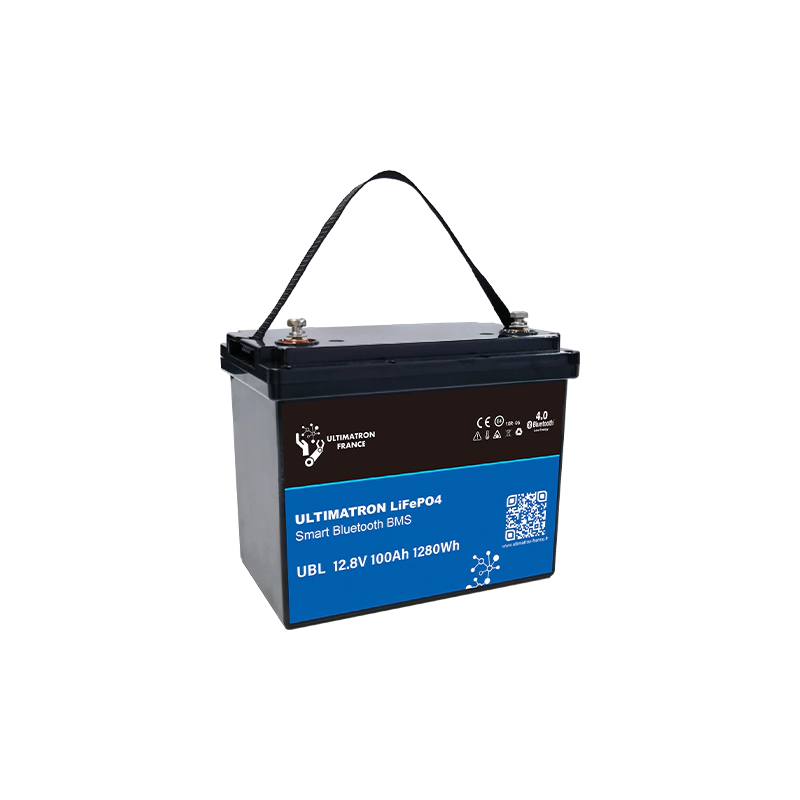 Ličio akumuliatorius LiFePO4 12,8 V 100 Ah su Bluetooth ir išmaniuoju BMS (UBL-12-100-PRO, ULTIMATRON)