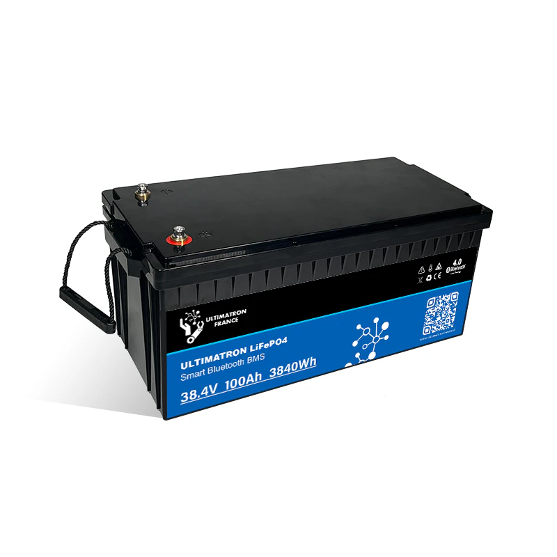 Lithium battery LiFePO4 38.4V 100Ah with Bluetooth and smart BMS (UBL-36-100, ULTIMATRON)