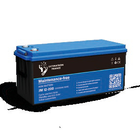AGM saulės energijos akumuliatorius 12 V 200 Ah, gilaus iškrovimo (JM-12-200, ULTIMATRON)
