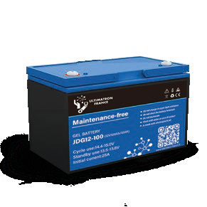Gelinis saulės energijos akumuliatorius 12 V 100 Ah, gilaus iškrovimo (JDG-12-100, ULTIMATRON)