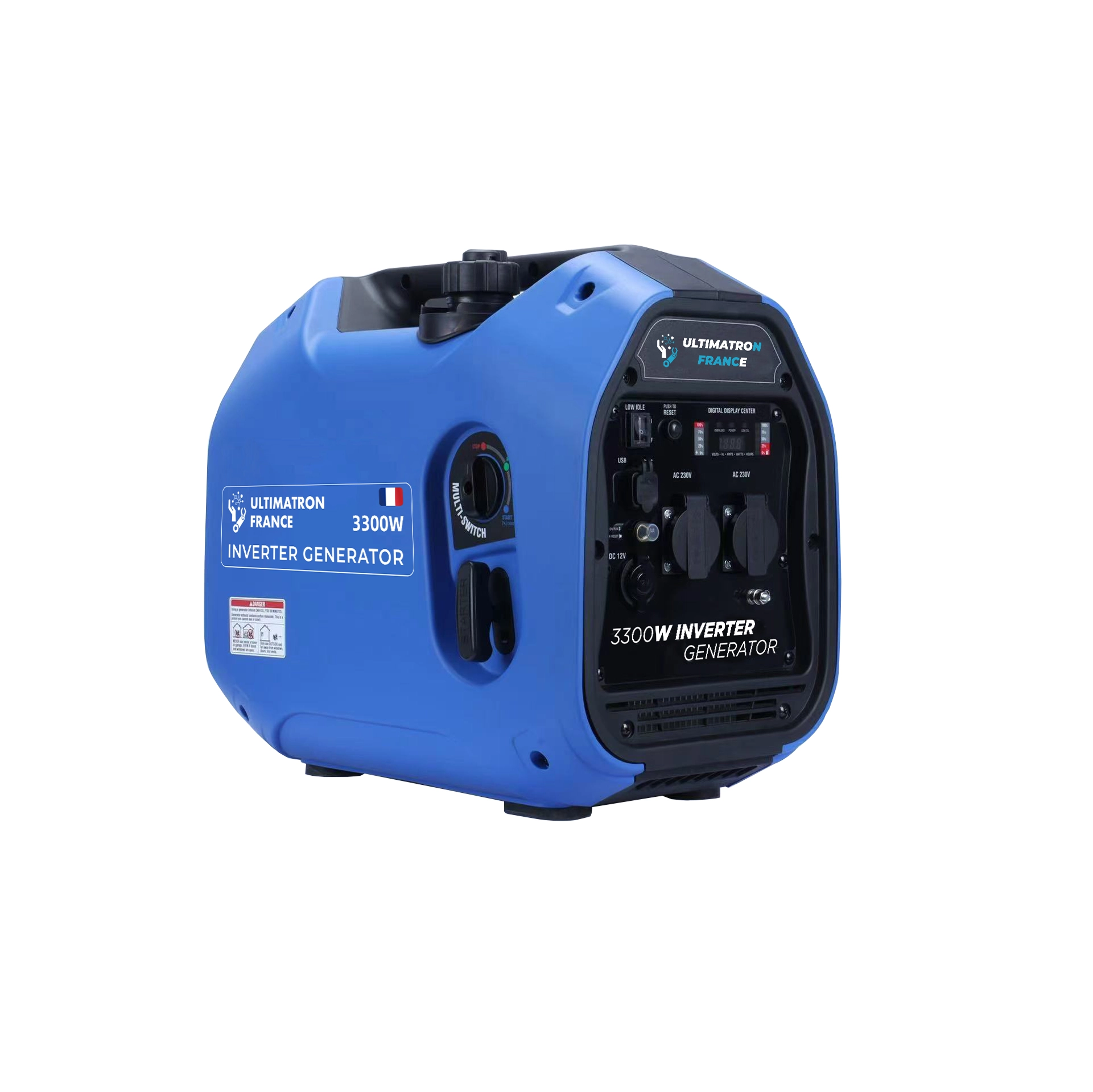 Inverterinis generatorius 3,0 kW benzininis (ULT-3300-EU, ULTIMATRON)