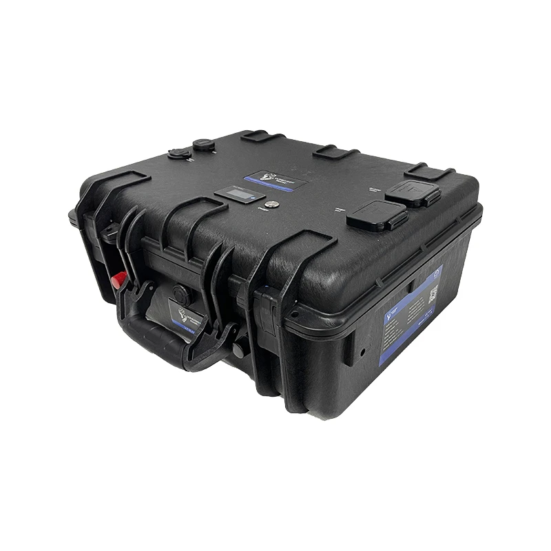 Waterproof portable lithium battery LiFePO4 38.4V 100Ah with Bluetooth and display (ULP-36-100, ULTIMATRON)