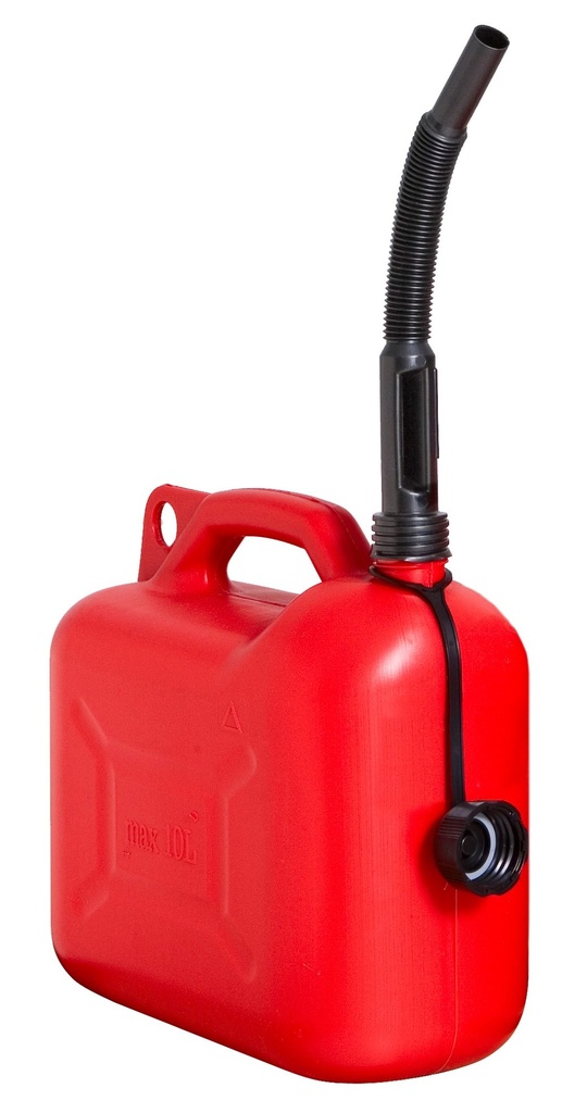 Fuel can plastic 10 liter. UN-approved (16676, EUROLUBE)