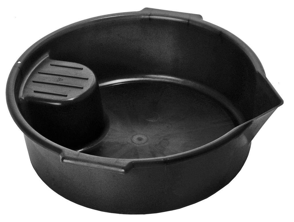 Wash/ Waste oil bowl in polyethylene. 8 l (16794, EUROLUBE)
