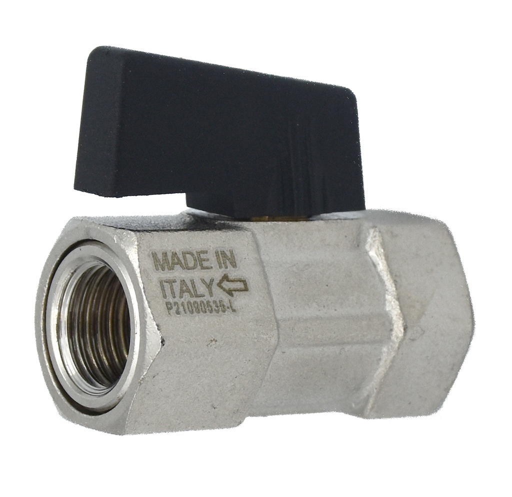 Ball Bleeder Valve, Brass, 1/4 in. BSP Female (1887258, EUROLUBE)