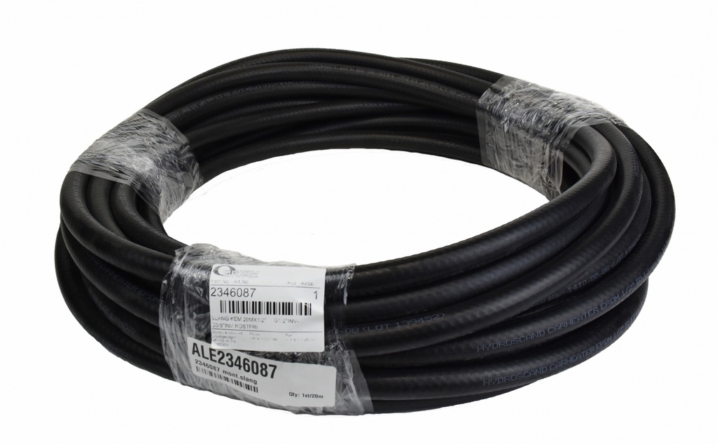 Hose Chem 20Mx1/2" G1/2"(f)-G3/4"(f).Stainless Steel (3070045, EUROLUBE)