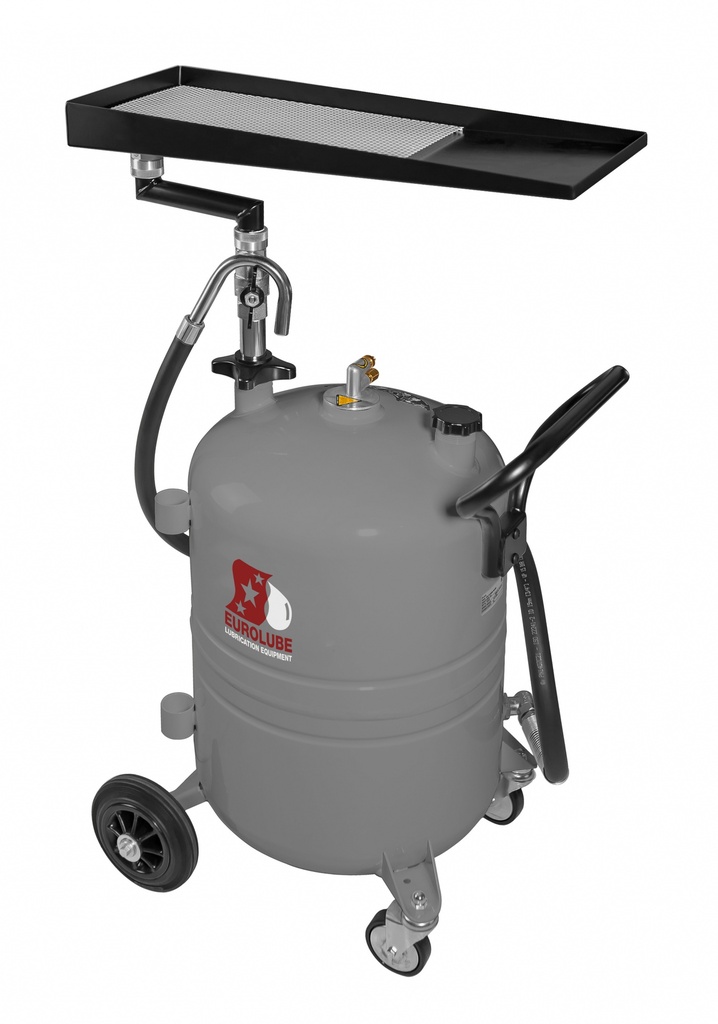 Mobile waste oil unit 70 l for motor bikes. (318-51, EUROLUBE)