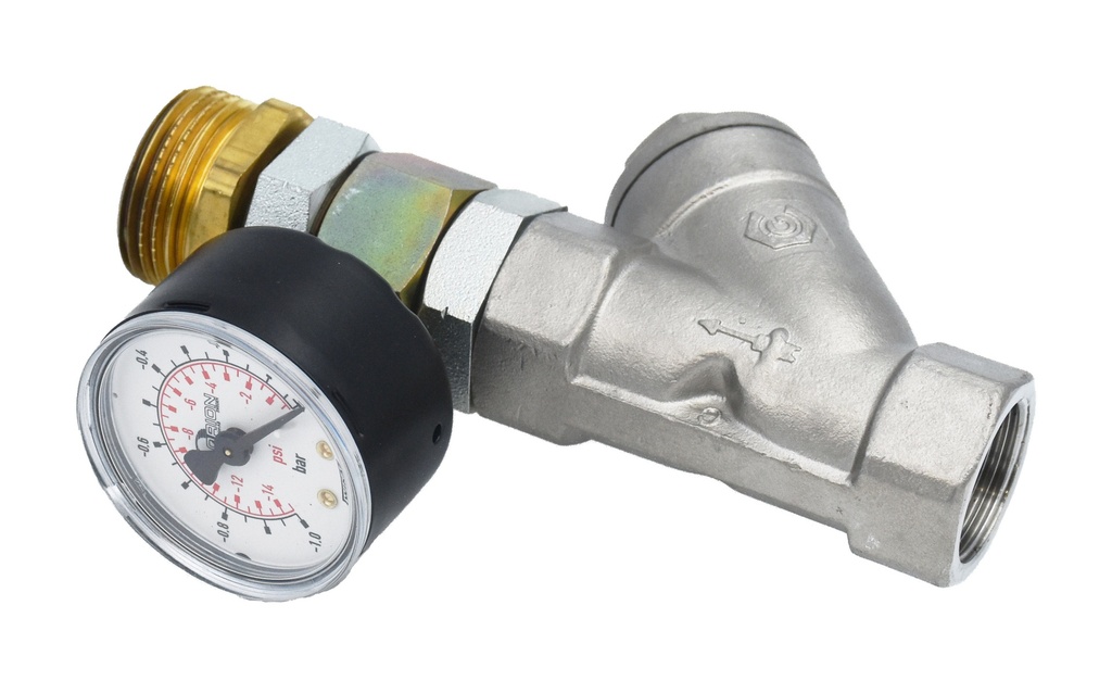 Suction Strainer with Gauge (3188597, EUROLUBE)