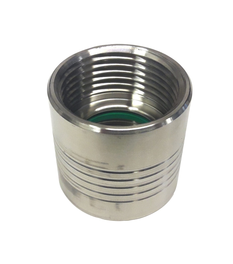 Sleeve 1" - 1" (F)-(F) BSP Stainless steel (3369191, EUROLUBE)