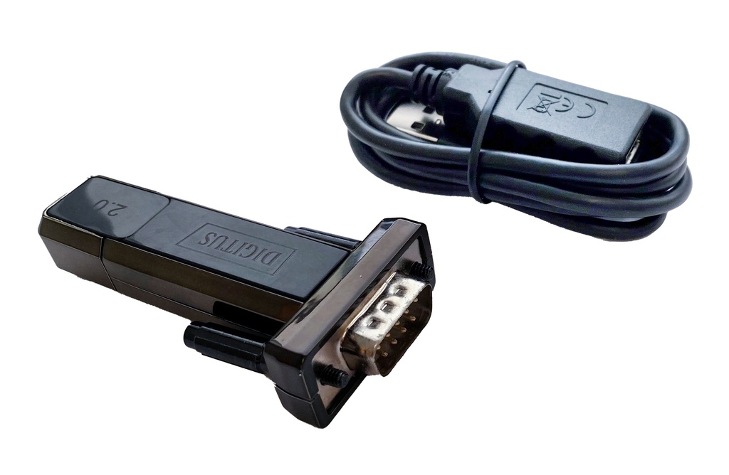 RS232 – USB 2.0 adapteris su kabeliu (5030404, EUROLUBE)