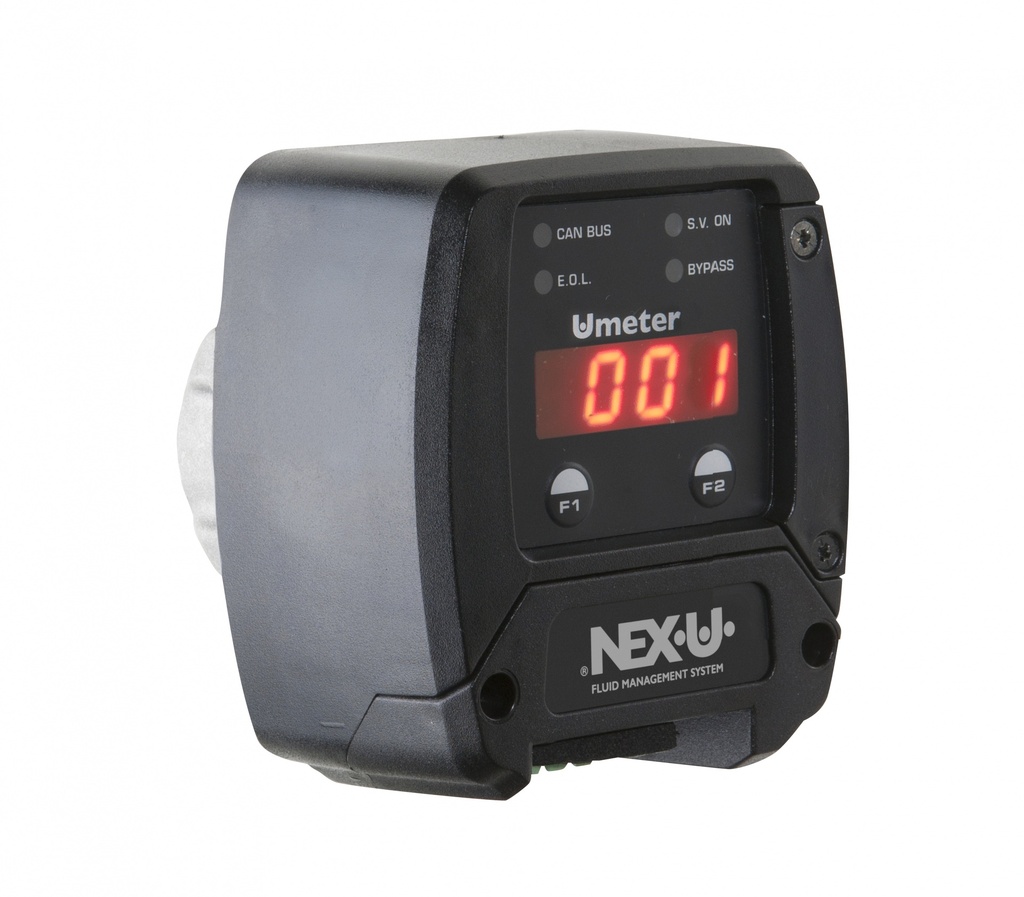 NEX·U·® U·meter Flow meter aluminium 1/2" (53860, EUROLUBE)