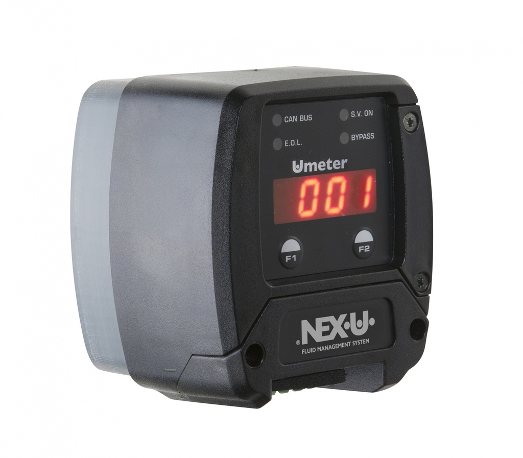NEX·U·® U·meter Flow meter PVC, 1/2" (53862, EUROLUBE)