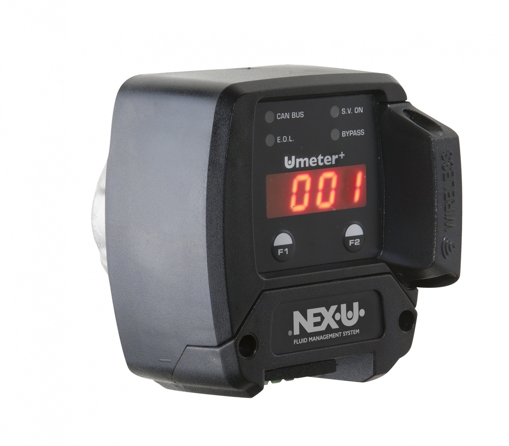 NEX·U·® U·meter+ Flow meter Stainless steel 1/2" with Bluetooth® (53865, EUROLUBE)