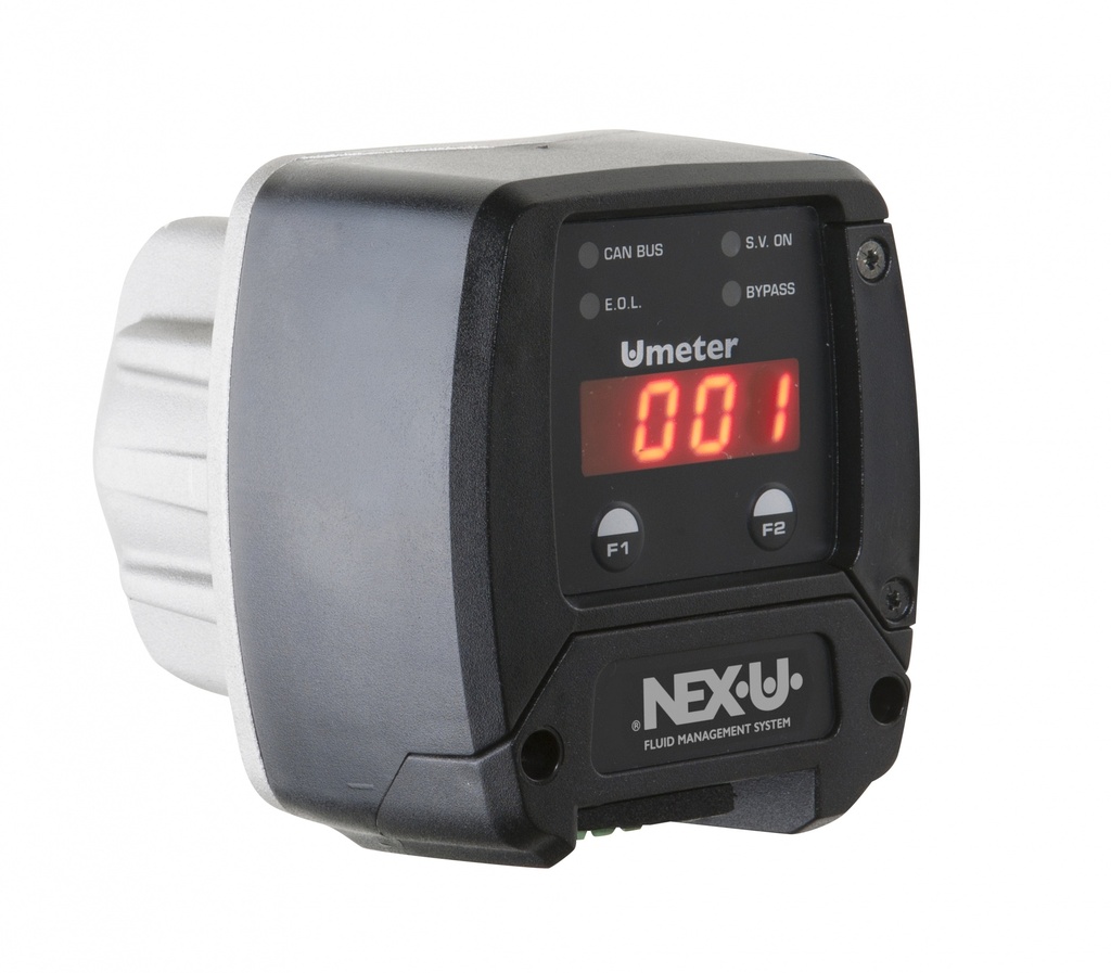 NEX·U·® U·meter Flow meter aluminium 3/4" (53866, EUROLUBE)