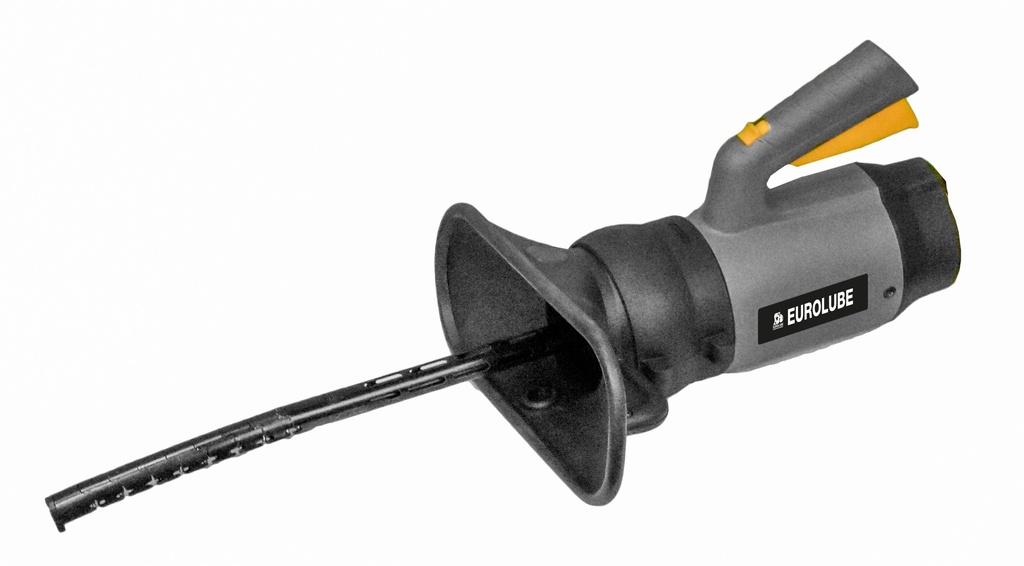 Exhaust nozzle for hidden/integrated exhaust pipes, good grip in curved pipes 150x350mm (68566, EUROLUBE)