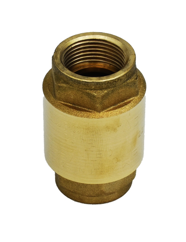 Non return valve. Connects to the pump outlet. 3/4" (F)-(F) BSP (16799, EUROLUBE)