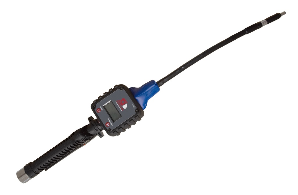 Digital hose end meter soft-closing for AdBlue®, lockable with overfilling indication, 1/2 in. (F) BSP (30211, EUROLUBE)