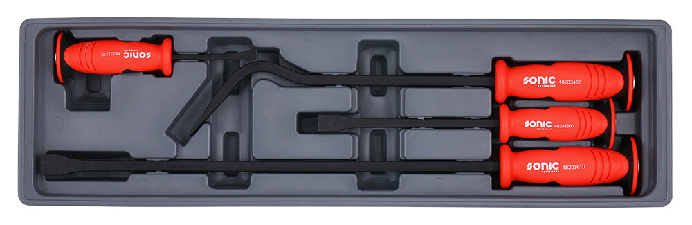 Pry bar set, 4 pcs (600403, SONIC)